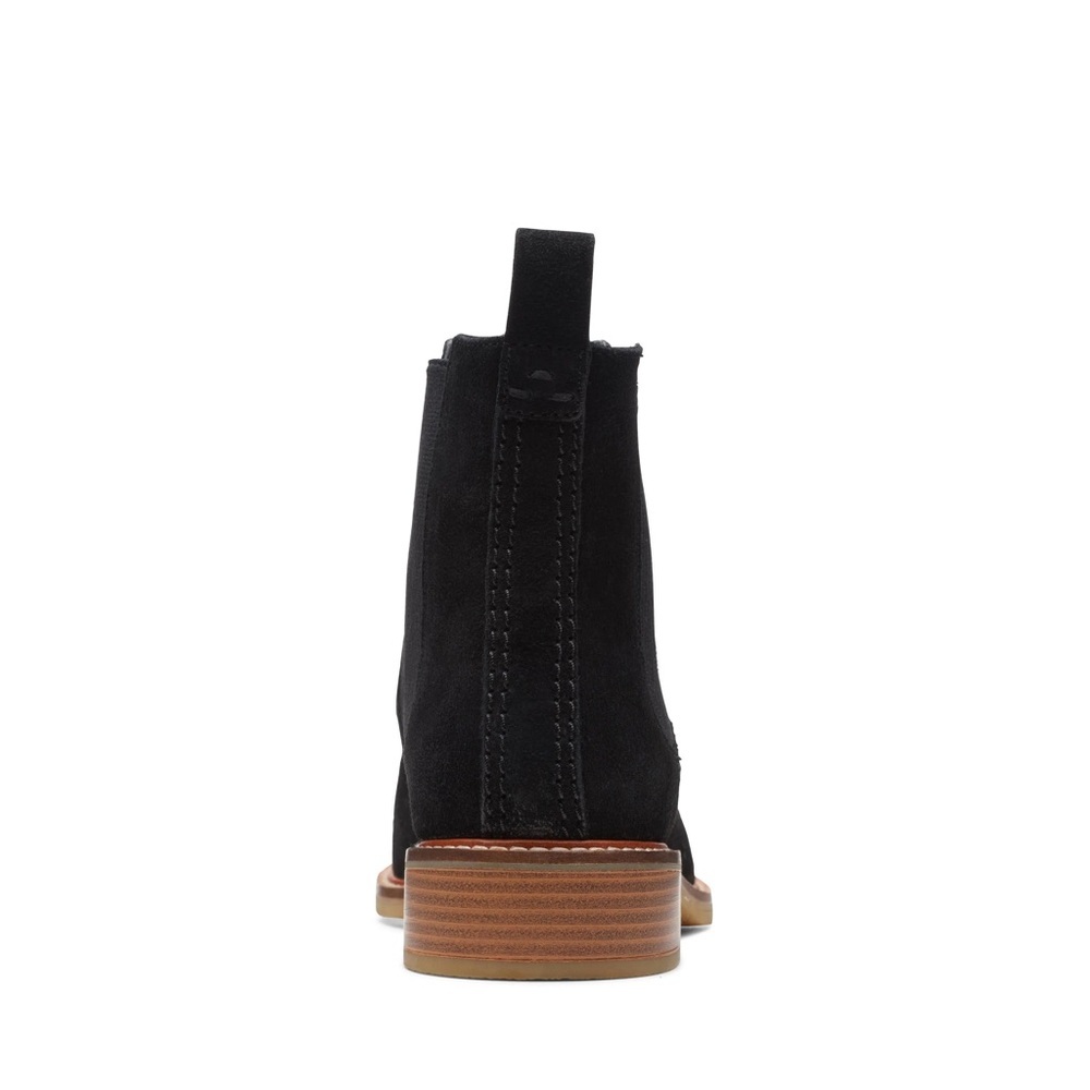NEW Clarks, Leather Cologne ARL02 Black Suede Boots (26174768) - Picture 7 of 12